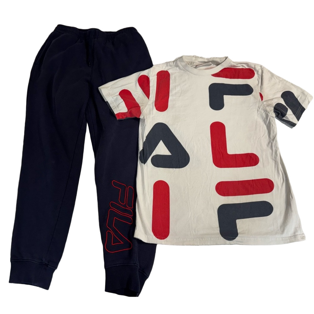 Fila Men Small Medium 3 Piece Back to School Activewear Teen Clothing Lot